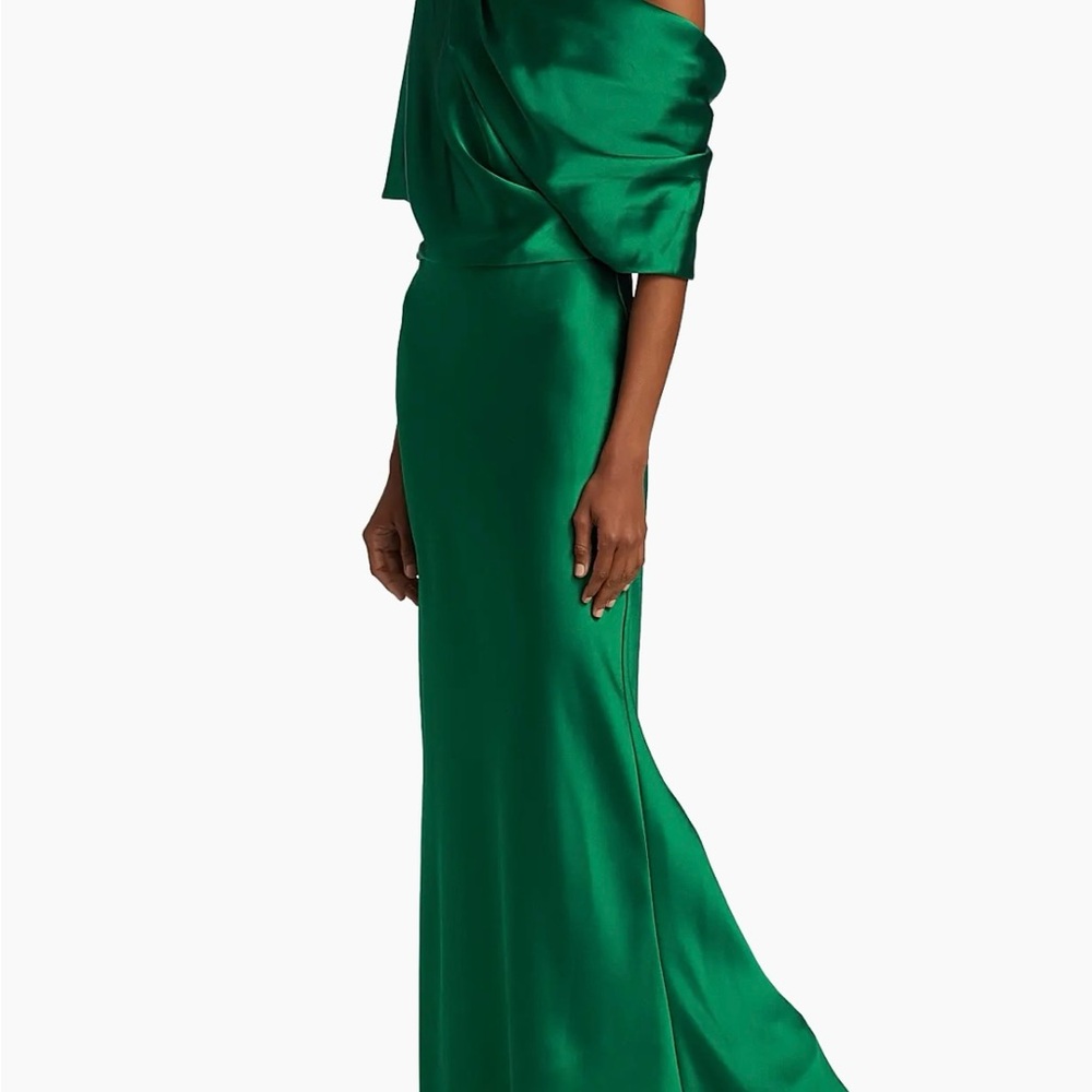 Amsale Emerald Green Dress